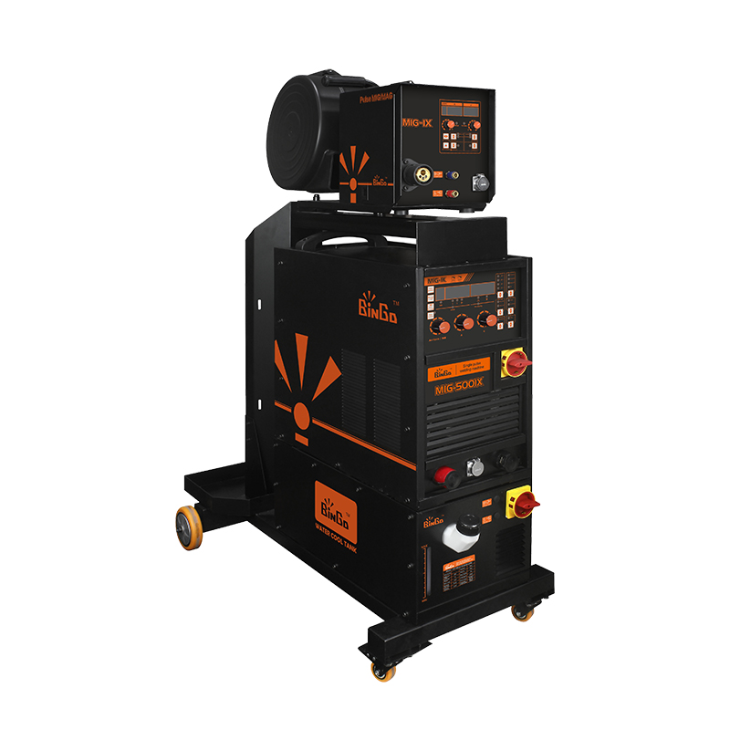 Inverted single pulse MIG/MAG gas shielded welding machine