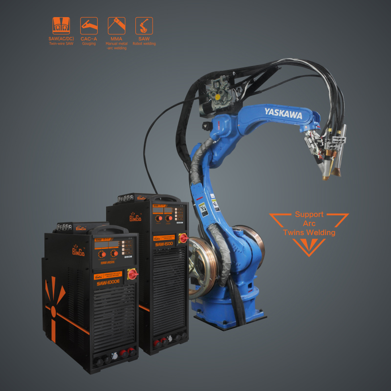 Inverted AC/DC double -wire submerged arc welding machine（double characteristics）